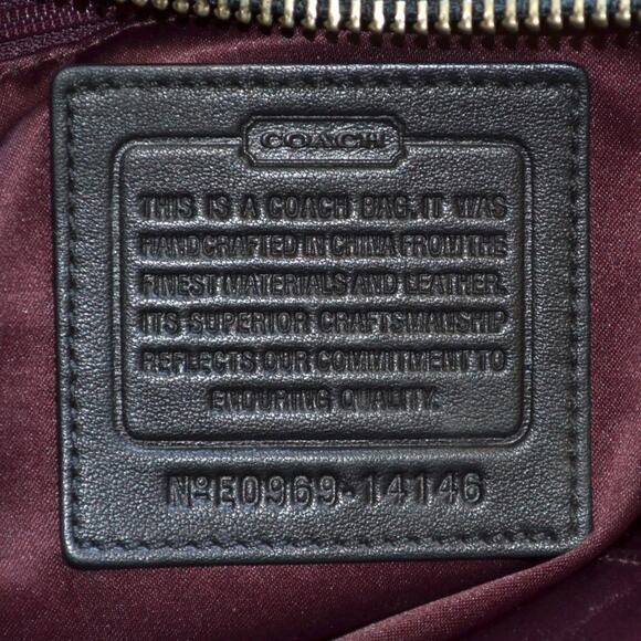 Signature Brooke Mahogany Shoulder Bag - Picture 6 of 8